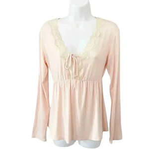 NWT Eberjey Lady Godiva Pajama Lounge Top size Small